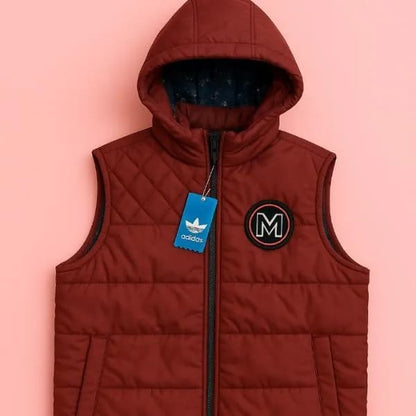 Men’s Printed Parachute Hooded Jacket – Bold, Warm & Street-Ready