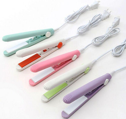 3 Pcs Mini Hair Straightener Set – Lightweight, Portable & Travel-Friendly
