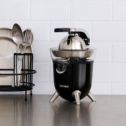 🍊 Nobel™ Dual-Cone Citrus Juicer – Stainless Steel Filter & Anti-Drip Design (160W)