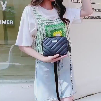 ✨ "Trendy Textured Crossbody Bag – Minimal Style, Maximum Charm + FREE Delivery"