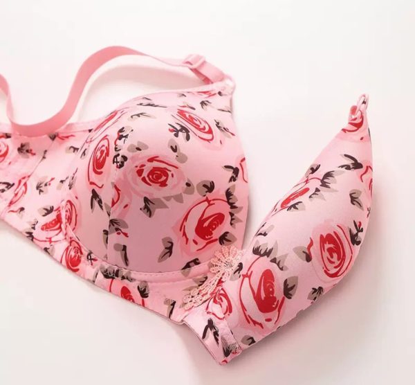 Printed Soft Cotton Padded Bra For Women