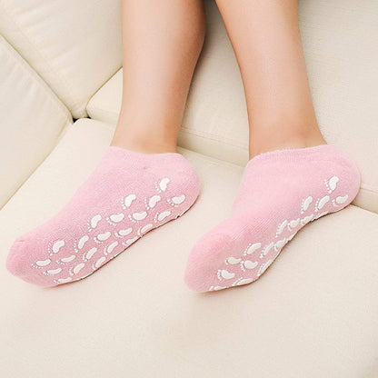 SilkyFeet™ Spa Gel Socks – Overnight Baby-Soft Feet