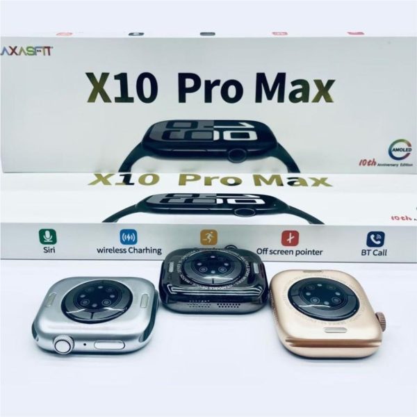 X10 Pro Max Smart Watch – 2025 Ultra Slim Edition