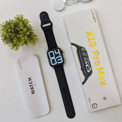 X10 Pro Max Smart Watch – 2025 Ultra Slim Edition