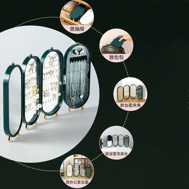 Foldable Jewelry Organizer – Elegant, Spacious &amp; Convenient